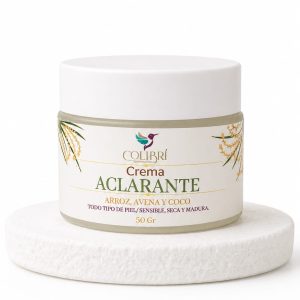 Crema Aclarante de Arroz y Coco