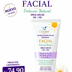 Bloqueador Solar Mineral Facial