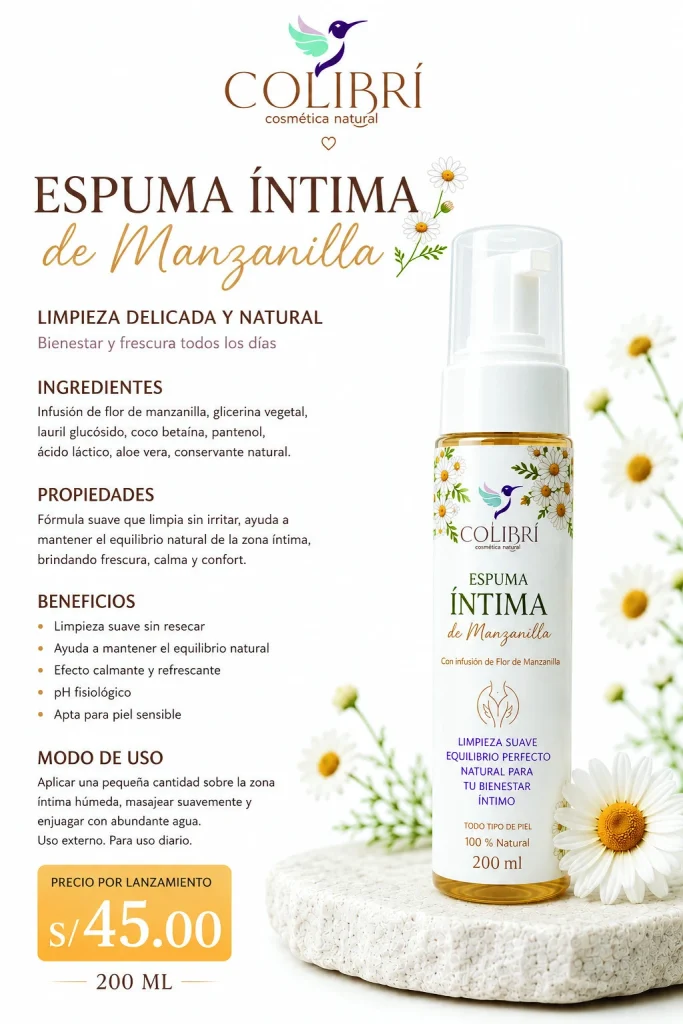 Espuma Íntima de Manzanilla