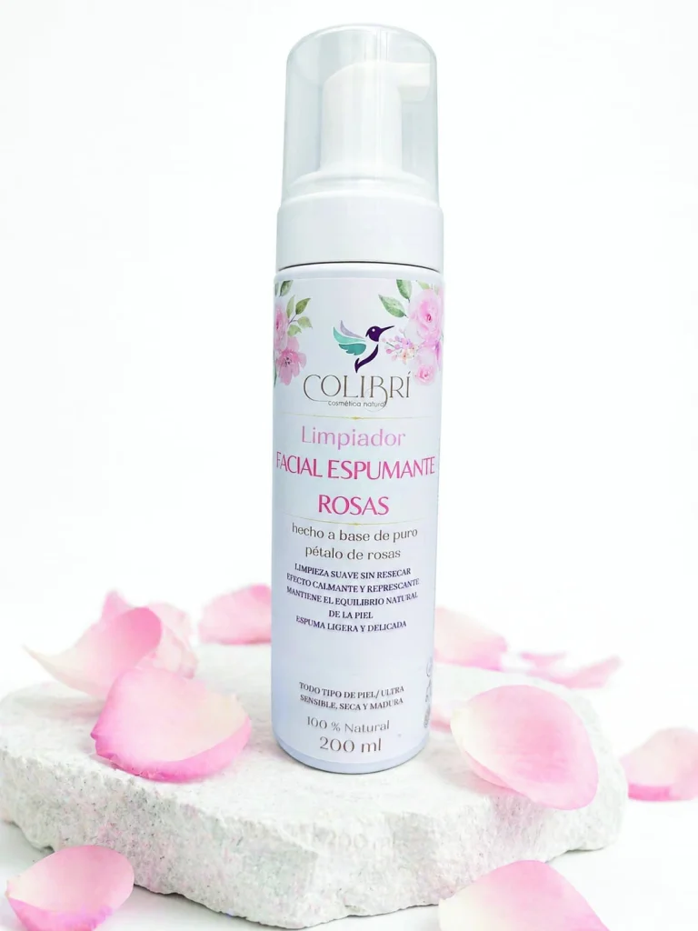 Limpiador Facial Espumante de Rosas