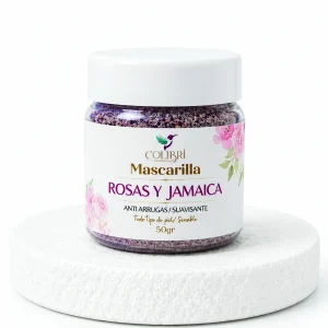 Mascarilla de Pétalos de Rosas y Jamaica