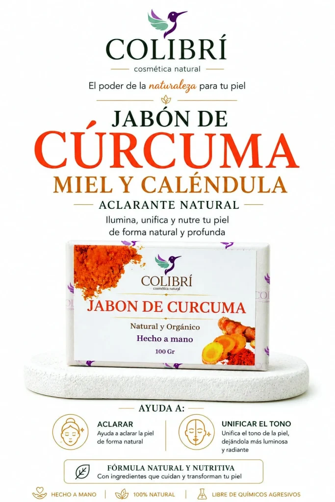 Jabón de Cúrcuma, Miel y Caléndula