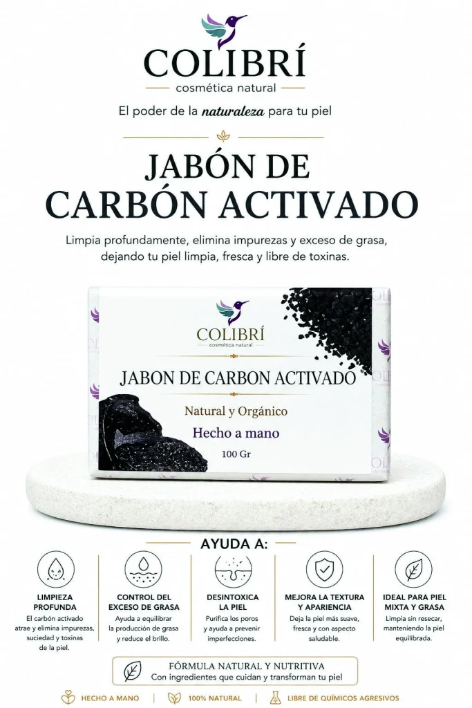 Jabón de Carbón Activado